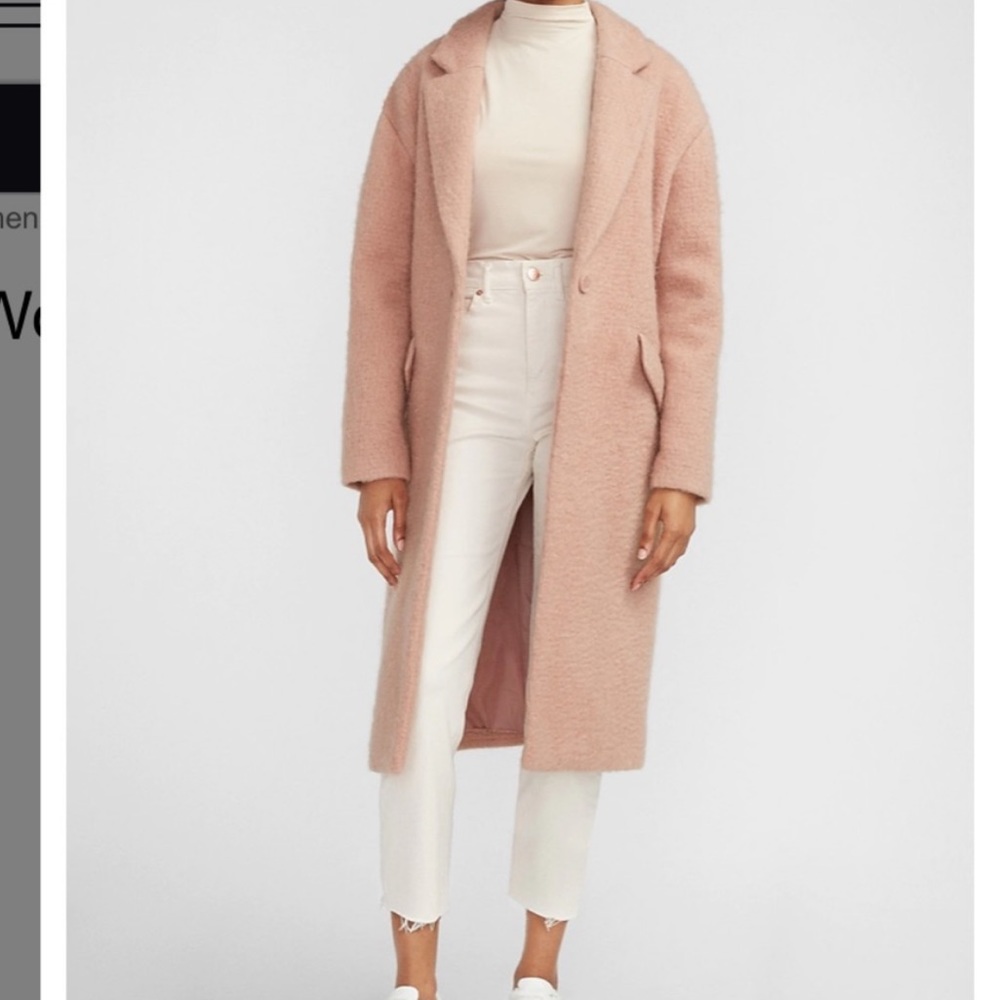 Express Wool-Blend Car Coat long jacket original size Medium, Large & XLarge NWT